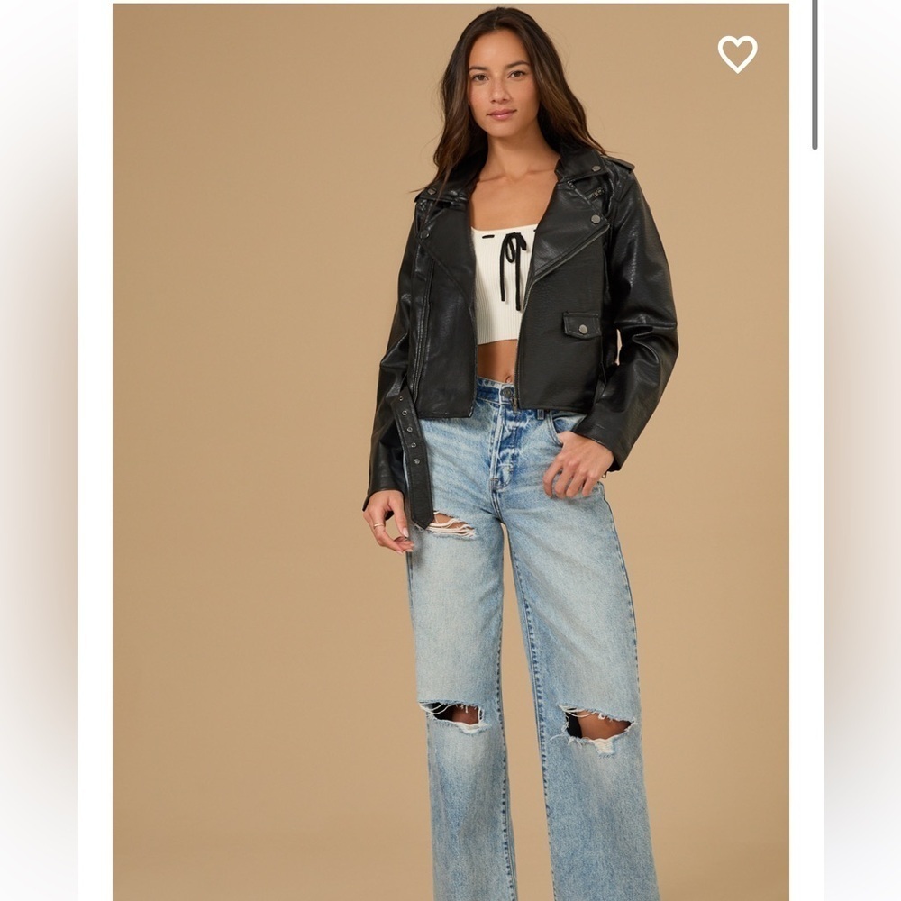 New with tags Altar’d state Alexis leather jacket